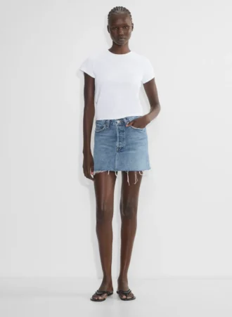 AGOLDE Minifalda con cintura en V