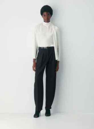 Blusa de satén Macintosh