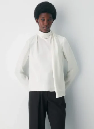 Blusa de satén Macintosh