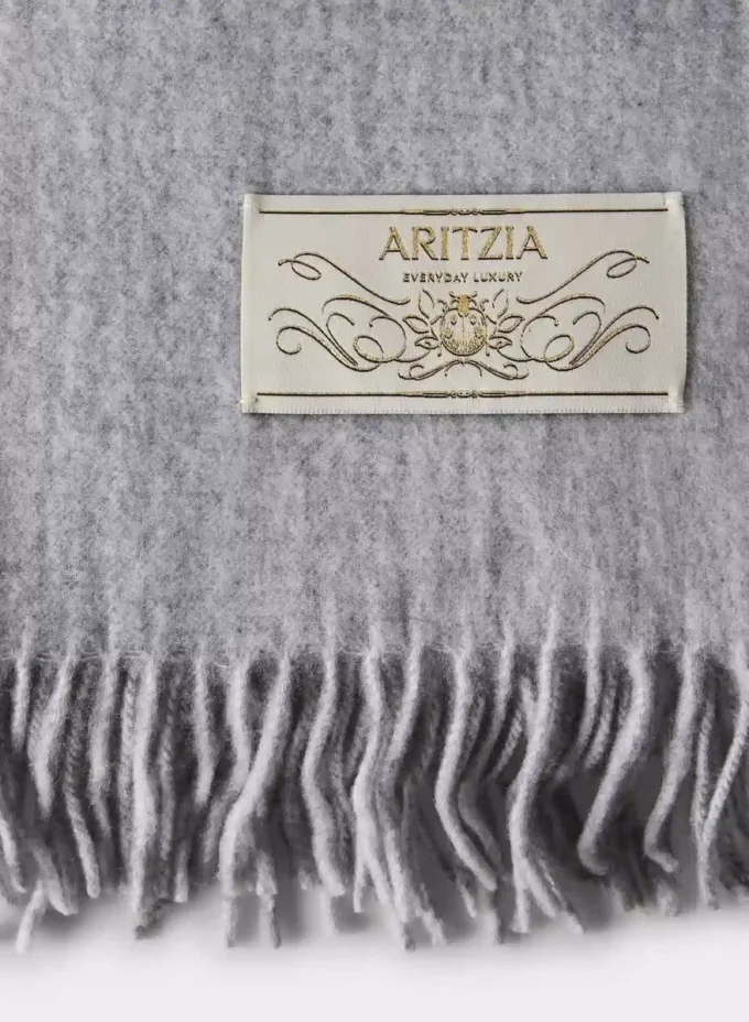 Bufanda con flecos de cachemira