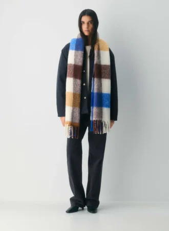 Bufanda con flecos Twist