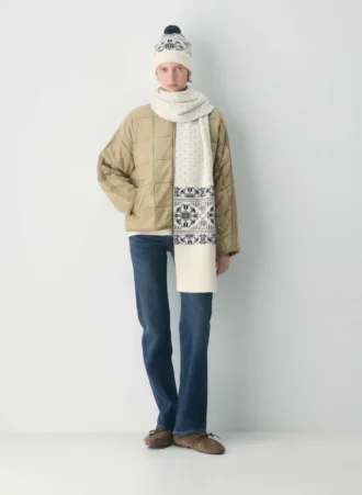 Bufanda de lana y cachemira Flurry