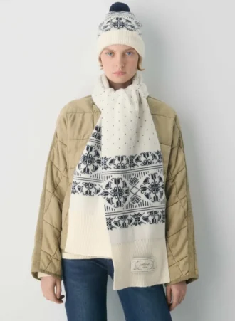 Bufanda de lana y cachemira Flurry