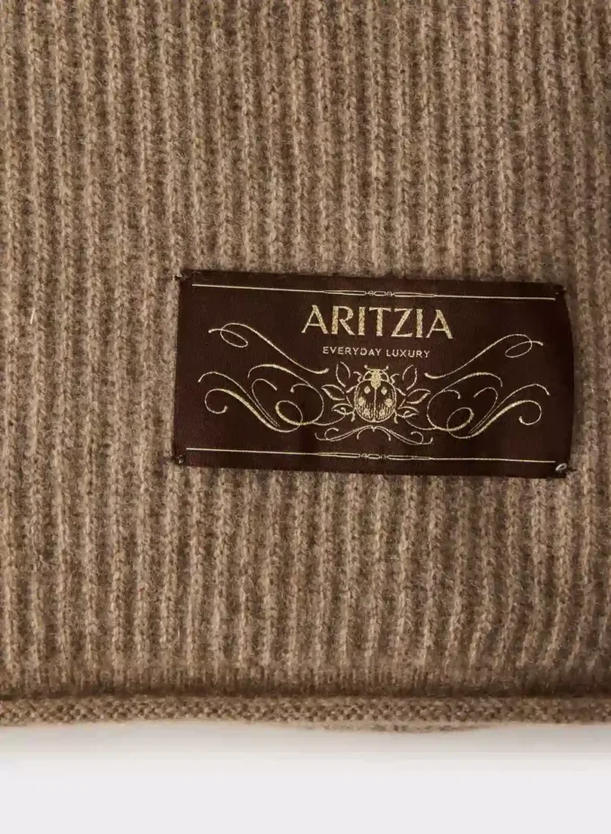 Bufanda de punto elástico de cachemira