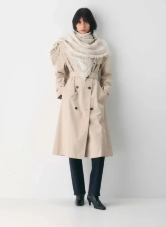 Bufanda manta de lana merino escandinava