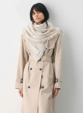 Bufanda manta de lana merino escandinava