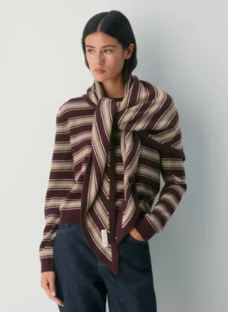 Bufanda triangular de cachemira