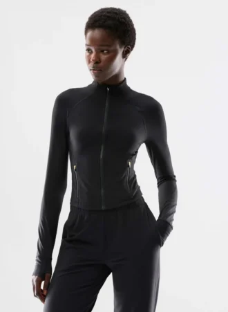 BUTTER Chaqueta con cremallera y cuello alto