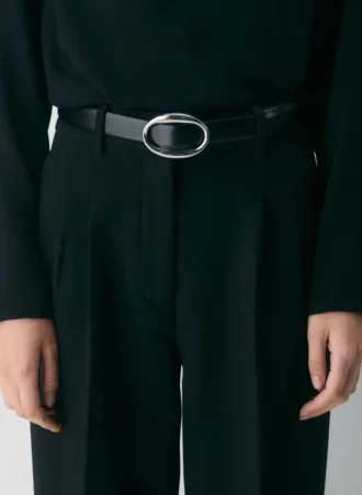 Cavalo Cinturón de cuero y latón macizo