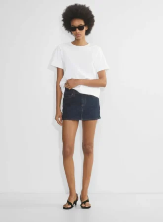 Denim Forum Alba Micro Denim Skirt