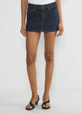 Denim Forum Alba Micro Denim Skirt
