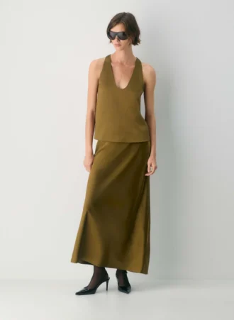 Falda de satén Capture