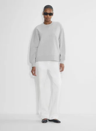 Sudadera de cuello redondo Boyfriend de felpa Cozy