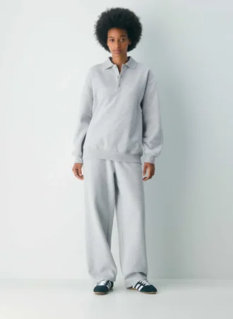 Sudadera polo boyfriend Cozy Sweatfleece