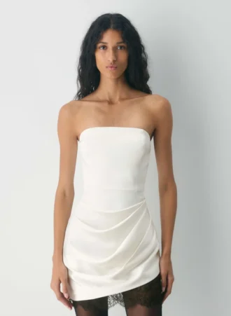 Vestido de satén Showtime